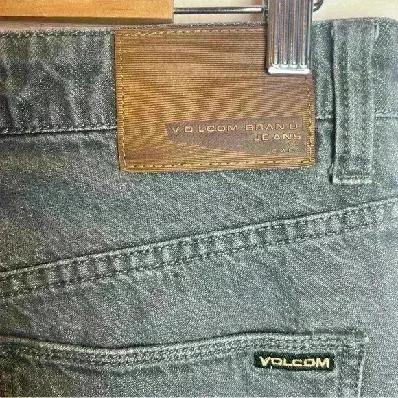 Volcom Men’s Solver Modern Straight Denim Jeans in Dark Gray Size 30 - Picture 7 of 12